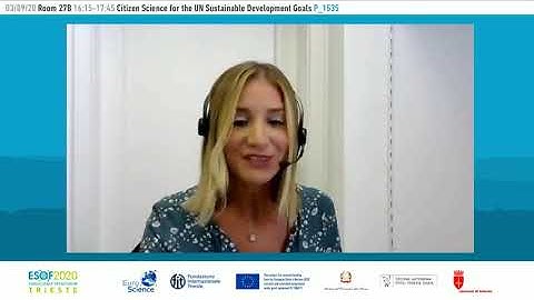 Citizen Science for the UN Sustainable Development Goals