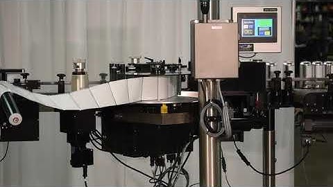 CTM LABELING SYSTEMS – THE 360a FEEDSCREW CAN / BOTTLE WRAP SYSTEM