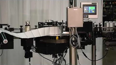 CTM LABELING SYSTEMS – THE 360a FEEDSCREW CAN / BOTTLE WRAP SYSTEM