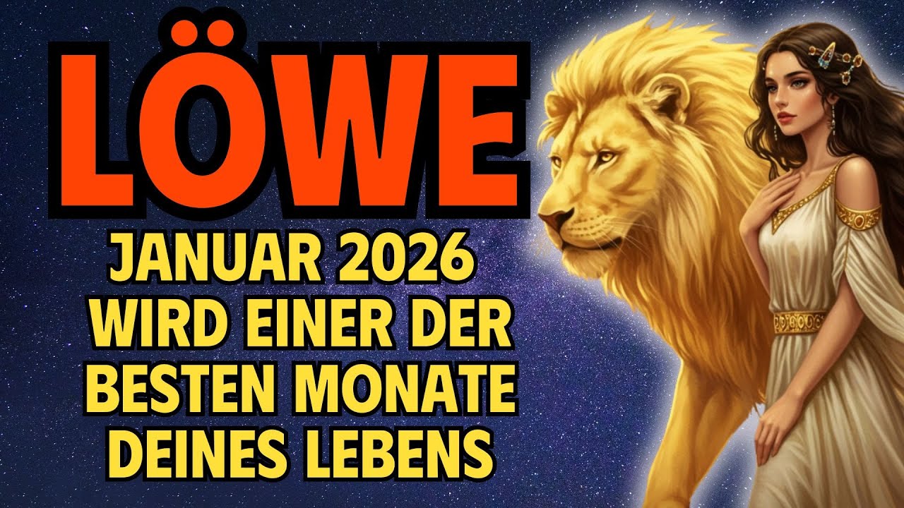 Löwe, Januar 2026 Wird Einer Der Besten Monate Deines Lebens