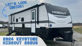 2024 Keystone Hideout 28BUS  Look Inside!