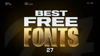112 FREE Fonts for Graphics Designers (Must Have)