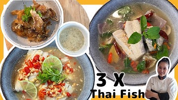 The Easiest Restaurant Style 3 Fish Recipes •It’s so Delicious |ThaiChef Food