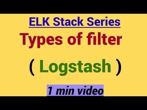 Types of filter in logstash