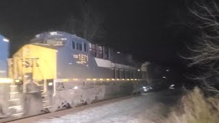 CSX Empty Coal Gliding past Frederick Jct with 1871 Atlantic Coast Line on the B&O OML 11/21/25