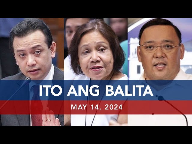UNTV: Ito Ang Balita | May 14, 2024 class=