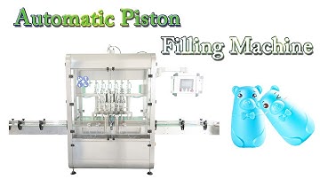 New Type Toilet Bowl Cleaner Filling Machine | Automatic Servo Motor Piston Filler
