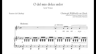 O del mio dolce ardor (C. W. von Gluck) - C Minor Piano Accompaniment - Karaoke