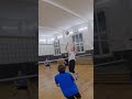 VolleyGirl 💅 One Hand Set 🤯 #volleyball #gopro #volleygirls
