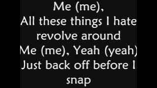 Bullet For My Valentine - All These Things I Hate (lyrics)