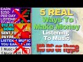 5 REAL Ways to Make Money Listening to Music (No BS or Hype)