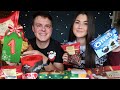 trying Christmas snacks from Tesco | 12 Days of Christmas | DAY 1!