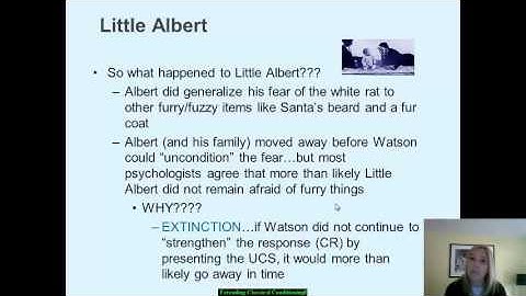 Extending Classical Conditioning, Part I