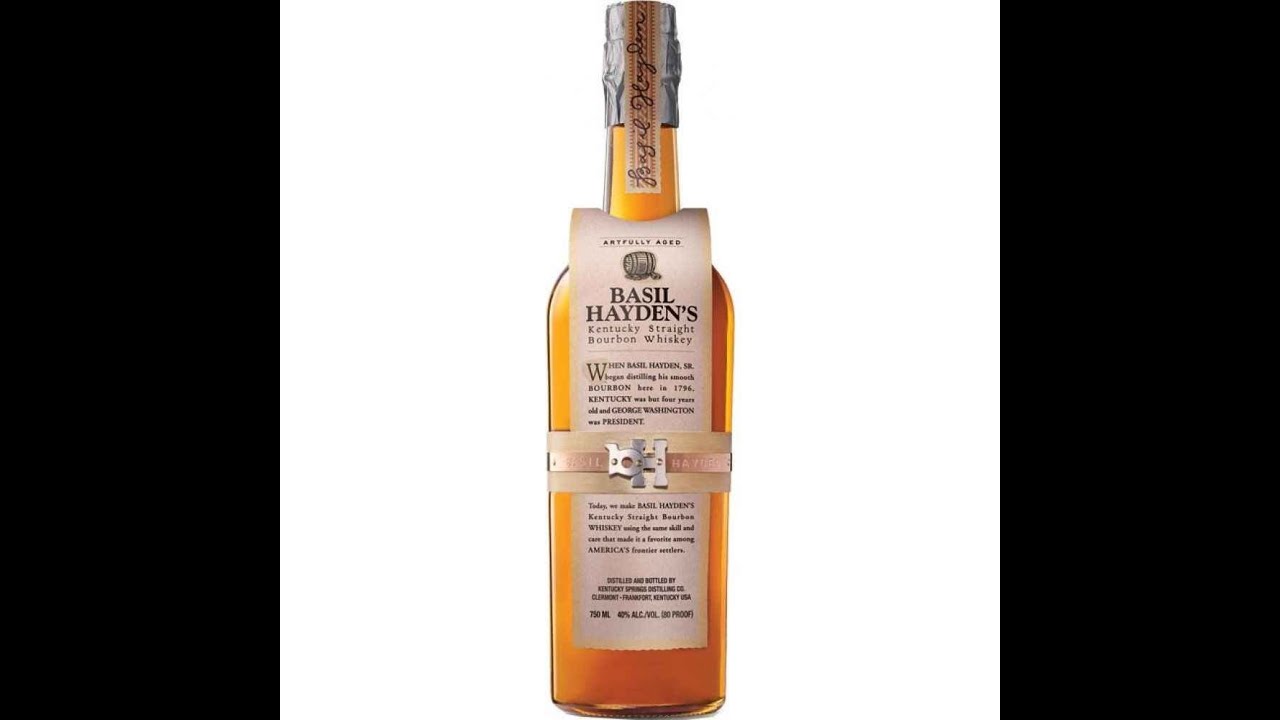 Basil Haydens Kentucky Straight Bourbon Review YouTube