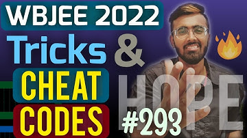WBJEE 2022: Chemistry Tukka Tricks🔥🔥🔥| Tricks & Cheat Codes #293 #wbjee2022 #wbjee