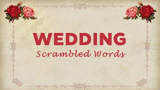 Wedding Word Scramble Game With Answers | Fun and Easy Activity for Your Guests screenshot 1
