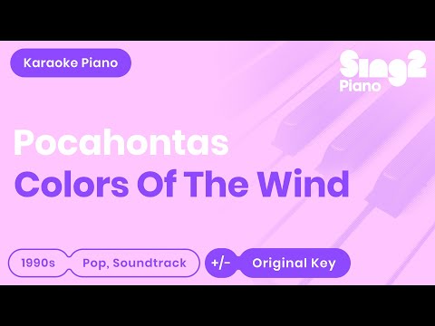 Sleduj Colors of the Wind Karaoke | Pocahontas - Tori Kelly (Karaoke Piano) na YouTube