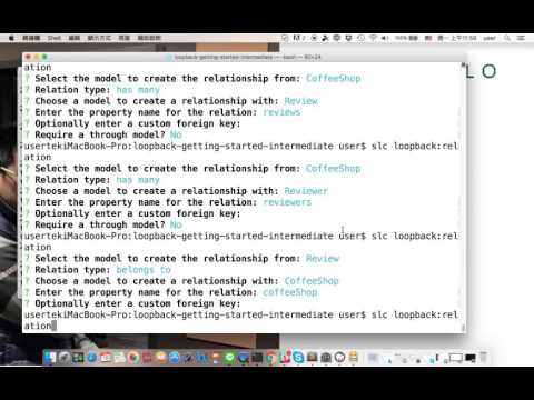 loopback  Define model relations