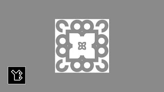 Arc Shapes and Flower Animated GIF for Surface Pattern Designers
