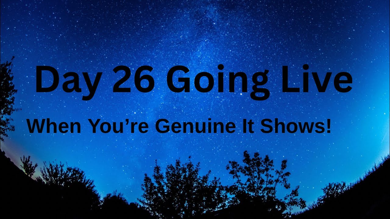 Day 26 Of Being A Consistent Content Creator!