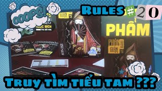 Rules #20 Đấu trí, truy tìm gián điệp??? Hướng dẫn luật, chơi thử Board game Phản gián (Counter spy)