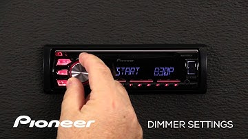 How To - DEH-X2700UI - Adjust Dimmer Settings