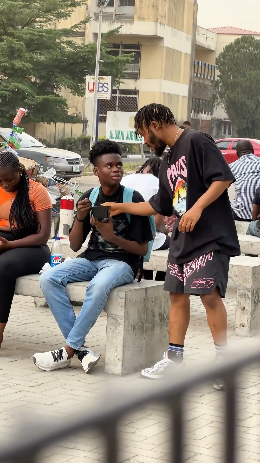 Eating strangers food ? … Wait for their reaction | #shorts