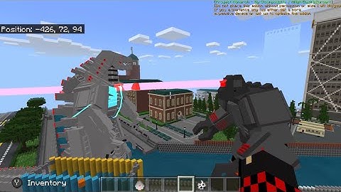 Mecha Godzilla vs Mecha King Kong In Minecraft