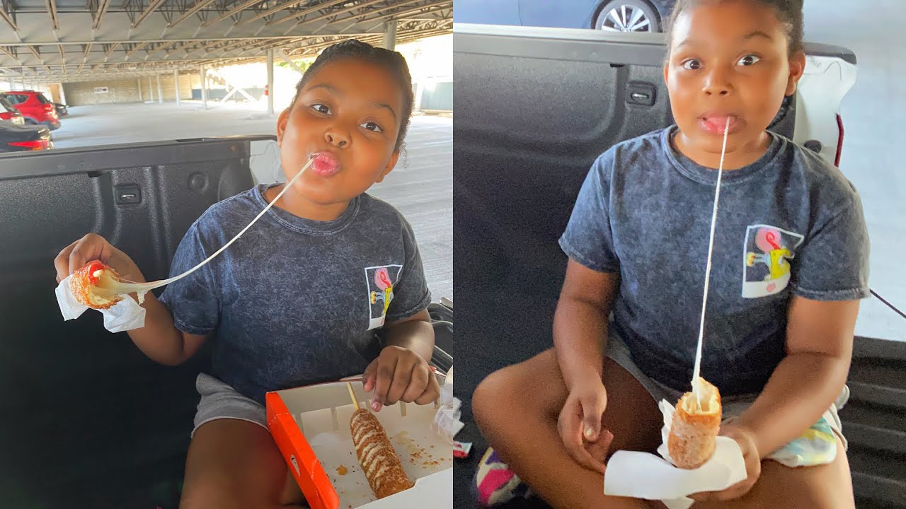 Syd And Mom| We Tried Korean Fried  Cheese Dogs 🔥🔥🔥🔥🔥🔥