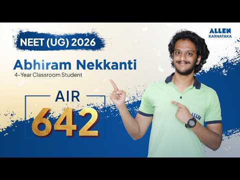 The Real Reason Abhiram Cracked NEET UG 2026