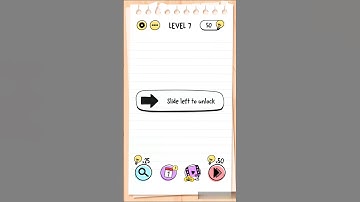 Brain Test Level 7 Slide left to unlock