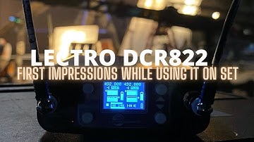 Lectrosonics DCR822 - FIrst Impressions - Live Stream