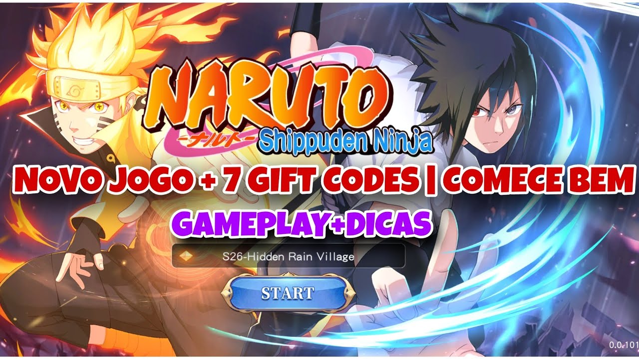 NOVO JOGO DO NARUTO SHIPPUDEN,TODOS OS GIFTS CODES (7) DISPONÍVEIS ...