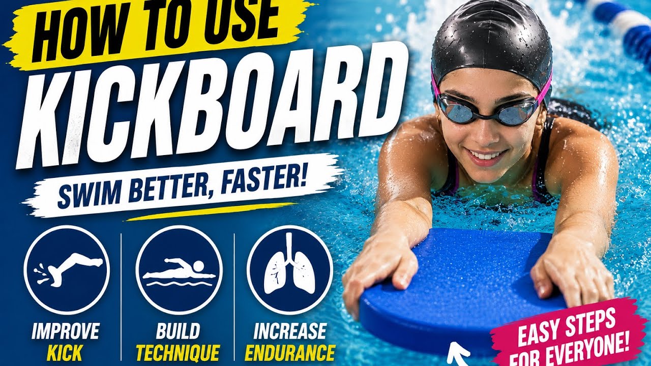 Using Kickboard How to use kickboard | किकबोर्ड कैसे करे इस्तेमाल | strenghten your ...
