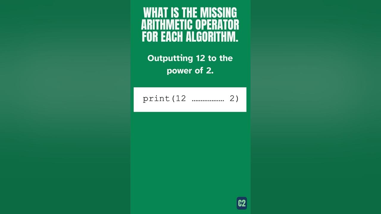 Arithmetic Operators #computerscience #gcse #algorithms #examprep # ...