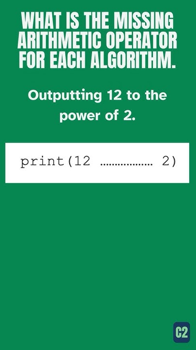 Arithmetic Operators #computerscience #gcse #algorithms #examprep # ...