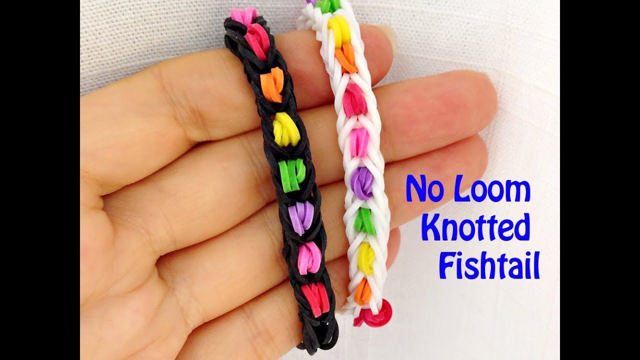 Rainbow Loom! DIY 5 Easy Rainbow Loom Bracelets without a Loom