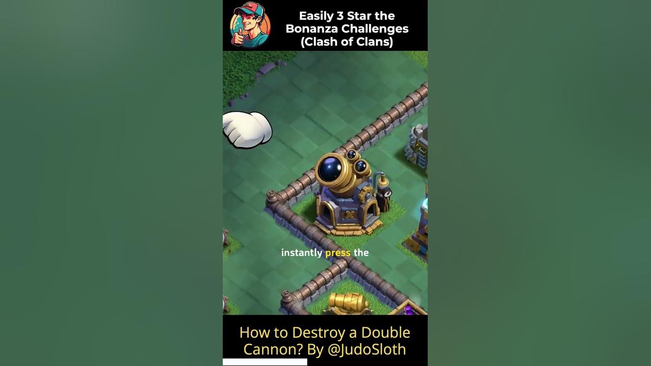 How To Get Double Cannon Clash Of Clans Easily 3 Star the Bonanza Challenges (Clash of Clans) - how to destroy