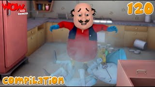 Motu Patlu Bahasa Indonesia | Kompilasi 120 | Cerita Animasi Lucu | WowKidz Indonesia | #spot