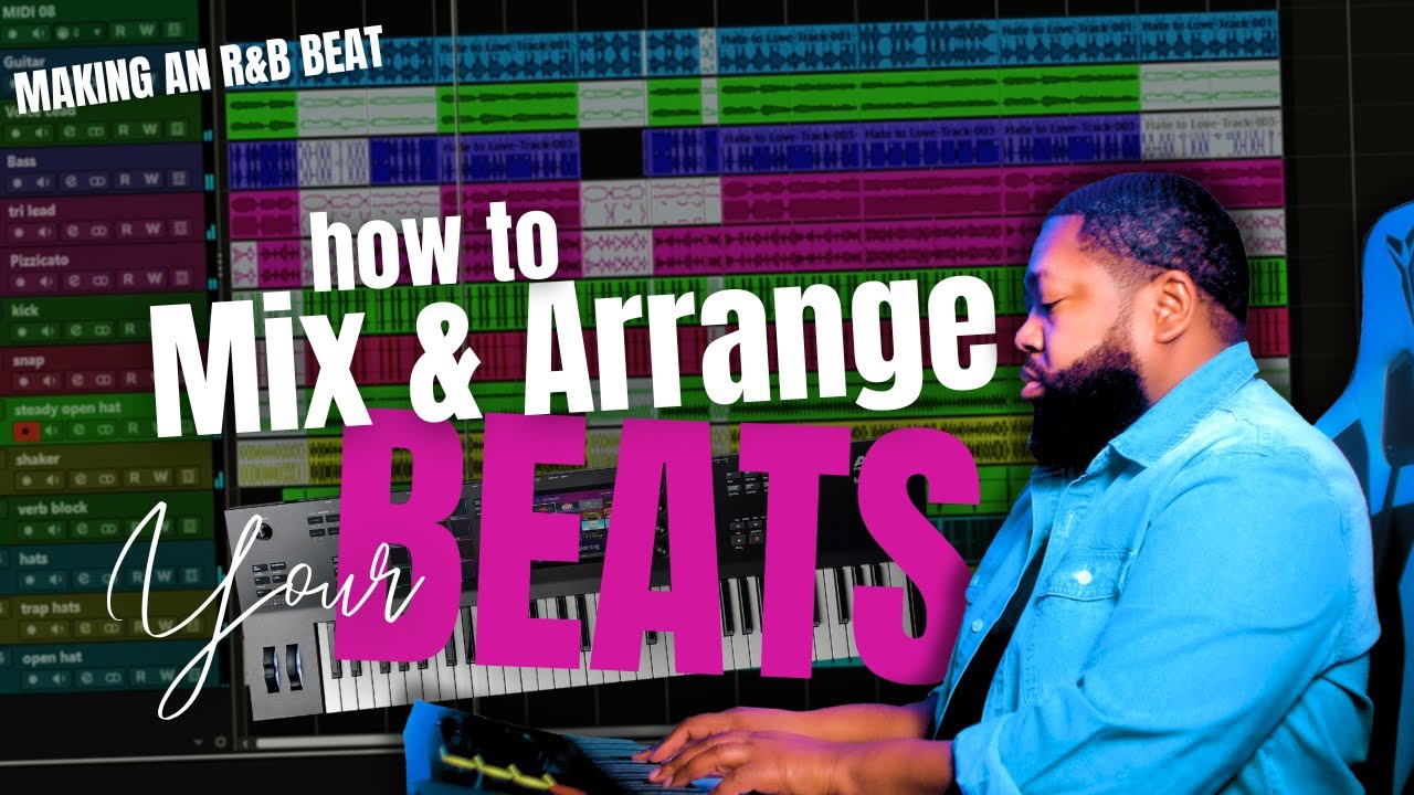 How To Mix and Arrange Your Beats Like a PRO | R&B Beat Making - YouTube