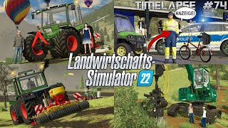 ÄRGER mit dem ANZEIGENHAUPTMEISTER in ERLENGRAT! 😱👨‍✈️🚨 WIESEN nachsäen! 🌿🚜💨| [LS22] - Timelapse #74