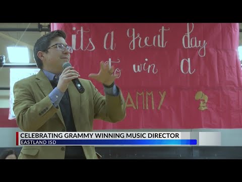 Eastland High School Band Director returns as Grammy winner