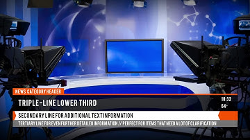 Local News Broadcast | MOGRT for Premiere Pro | VideoHive After Effects Template