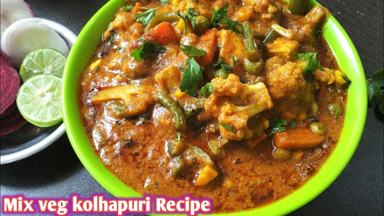 Mix veg kolhapuri Recipe Restaurant Style Mix Veg Curry Recipe kannada ಮಿಕ್ಸ್ ವೆಜ್ ಕೊಲ್ಲಾಪುರಿ ರೆಸಿಪಿ