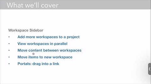 Lesson 7 multiple workspaces