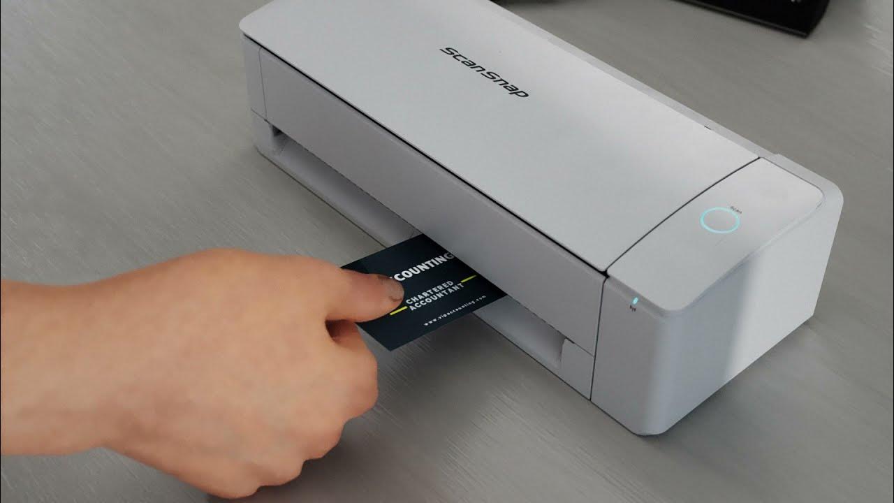 ScanSnap iX1300 Dokumentenscanner YouTube