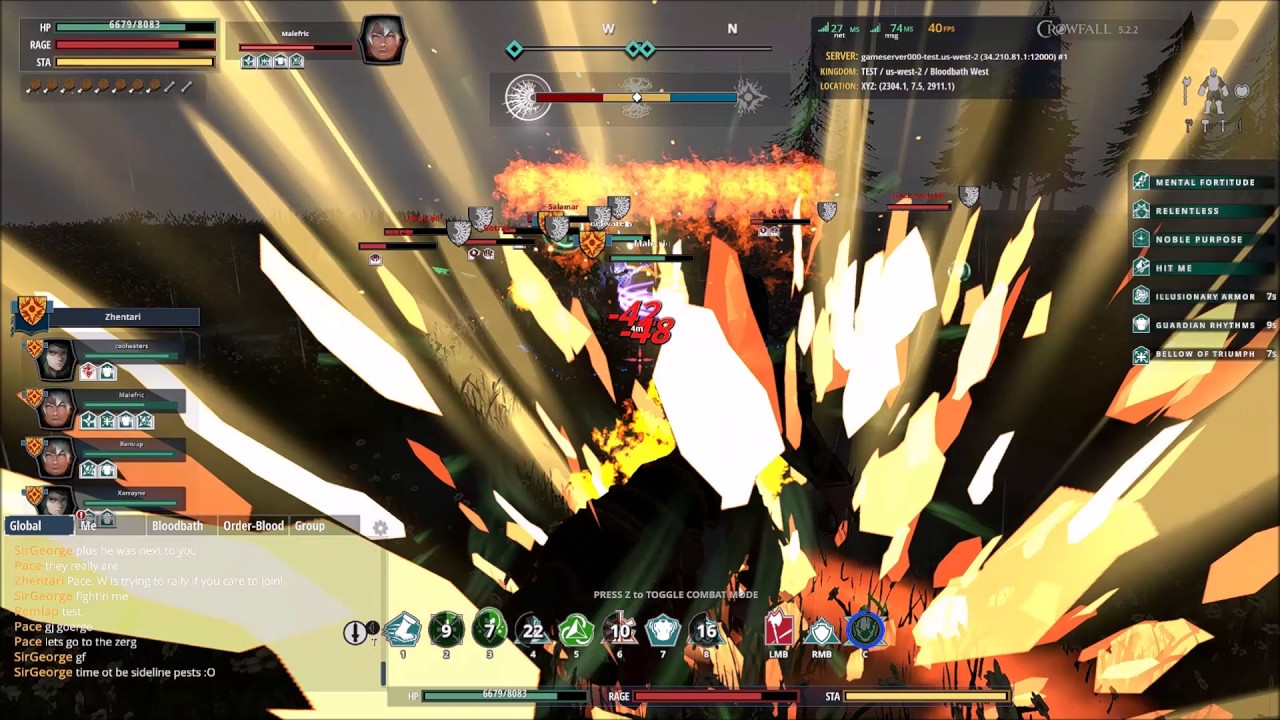 Fight of the Night-Crowfall Combat 8-5-17