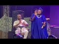 Yinka ayefele jump up as adeyinka alaseyori sings at his birt.ay mega concert judah mega praise