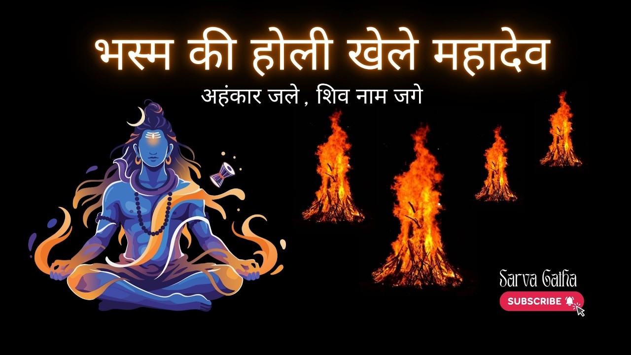 भस्म की होली खेले महादेव 🔥 | Shiv Holi Bhajan | Har Har Mahadev | Sarva Gatha