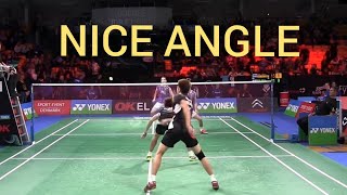 Goh V Shem/Tan Wee Kiong vs Mathias Boe/Carsten Mogensen Denmark Open Nice Angle